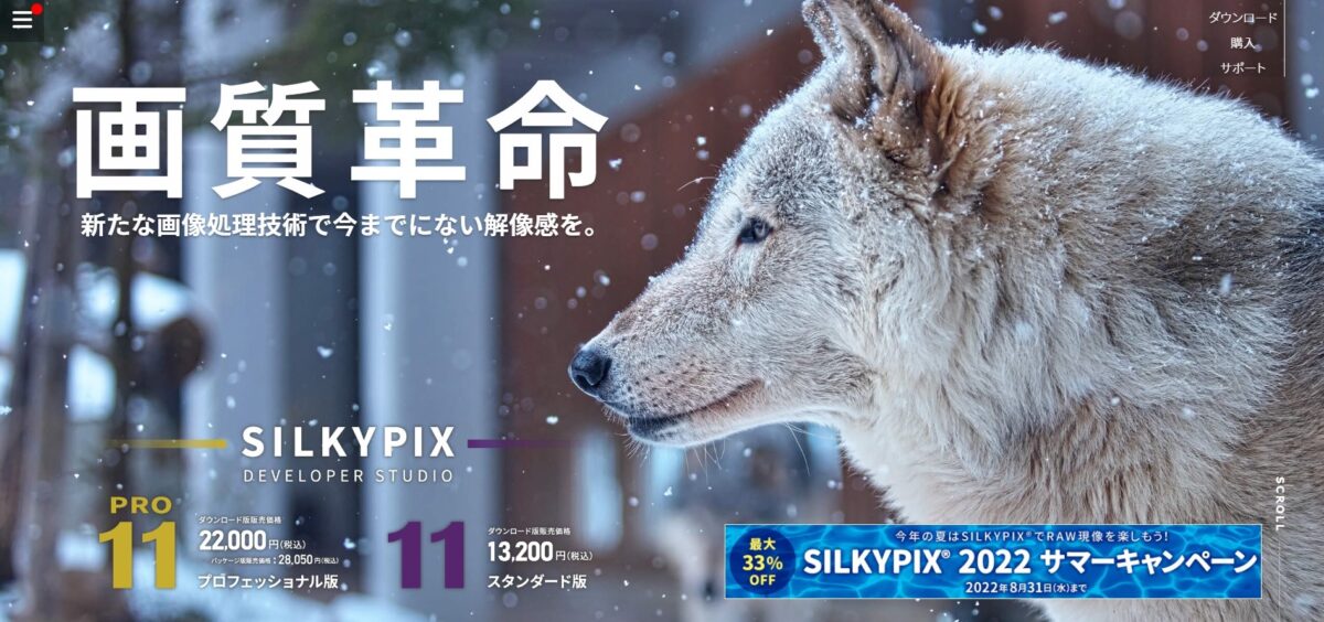 Silkypix Developer Studio 11の画像