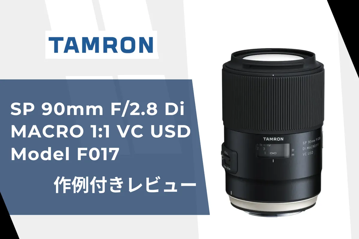 【実写作例付きレビュー】マクロレンズ TAMRON SP 90mm F/2.8 Di MACRO 1:1 VC USD