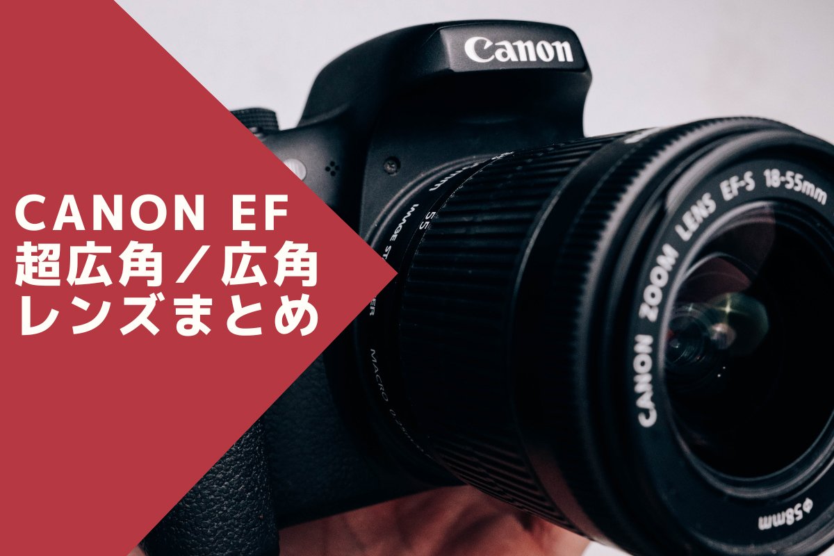 Canon EFマウント用の超広角・広角レンズをまとめてみた！