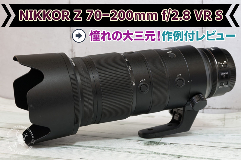 憧れの大三元「NIKKOR Z 70-200mm f/2.8 VR S」を購入したのでレビューしてみる！ ケロカメラ