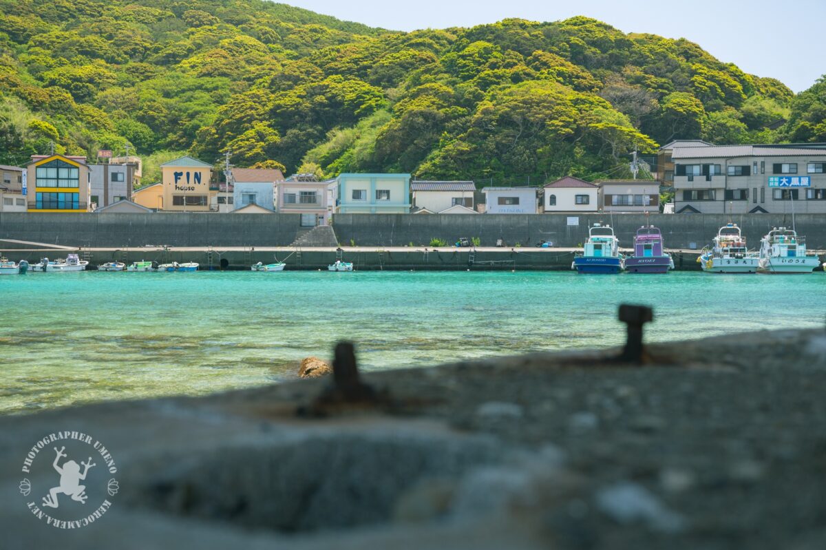 高知県大月町柏島の海を撮影