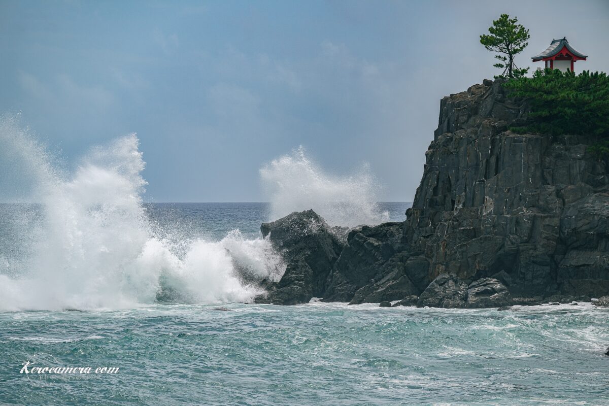 高知県の観光地「桂浜」を写真撮影